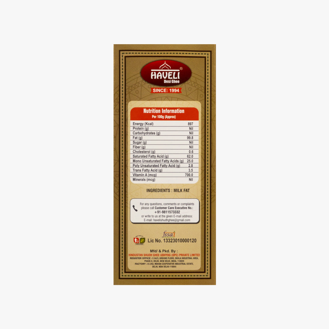 Haveli – Gaon Ka Pakka Ghee 1 Ltr