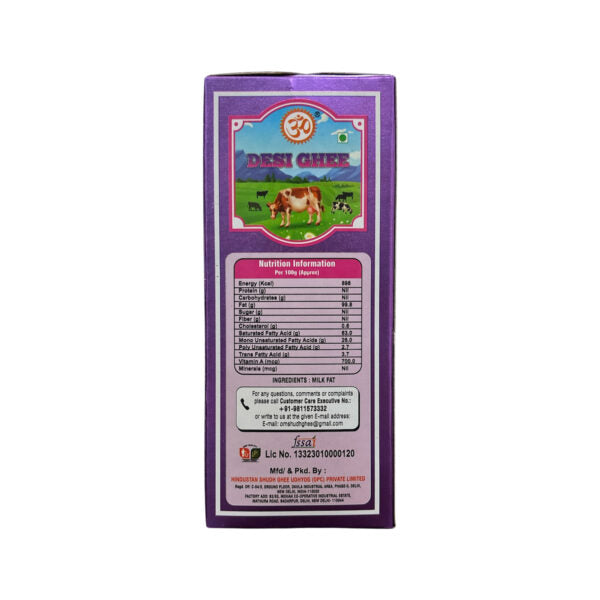 Om - Pure Desi Ghee 1 Ltr